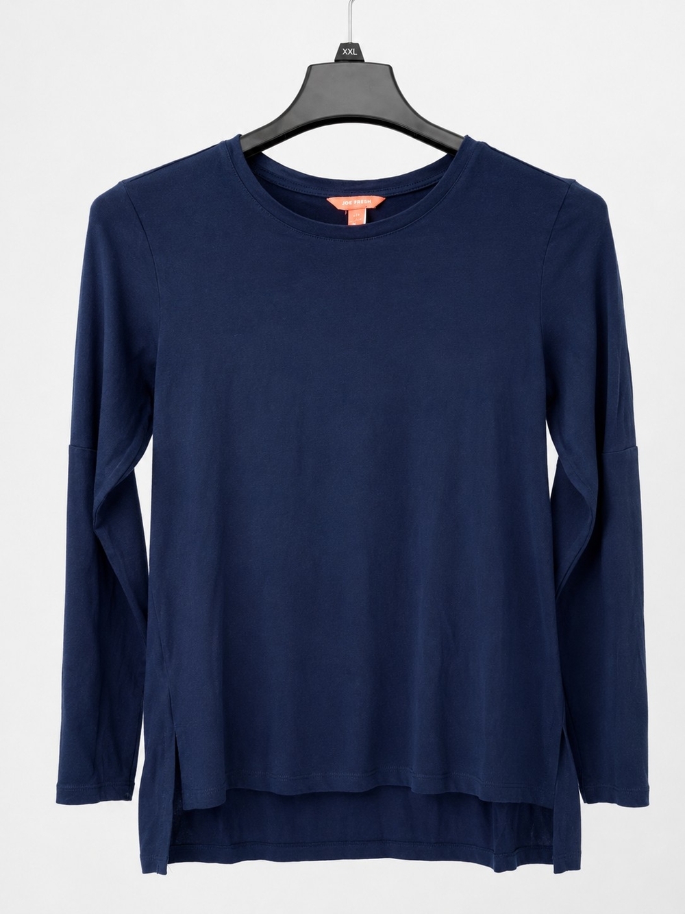 Joe Fresh Navy Long Sleeve Crewneck Top